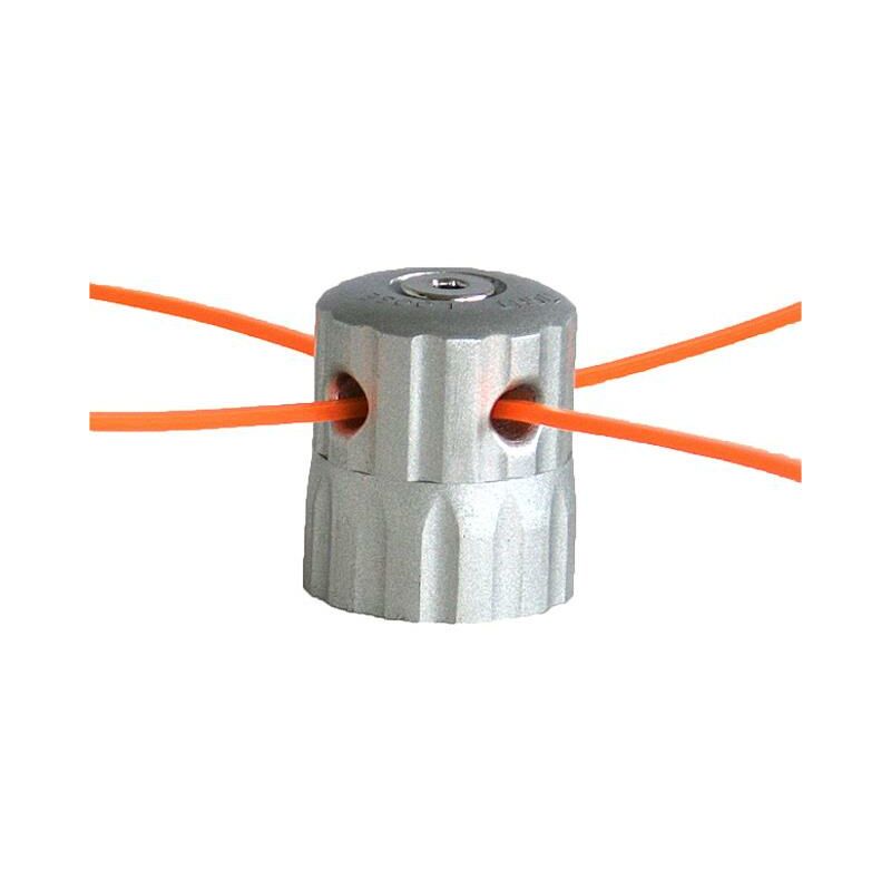 Original alu nylon cut Doppelfadenkopf Fadenspule Nylonfaden für Benzin Motorsense Rasentrimmer - Fuxtec