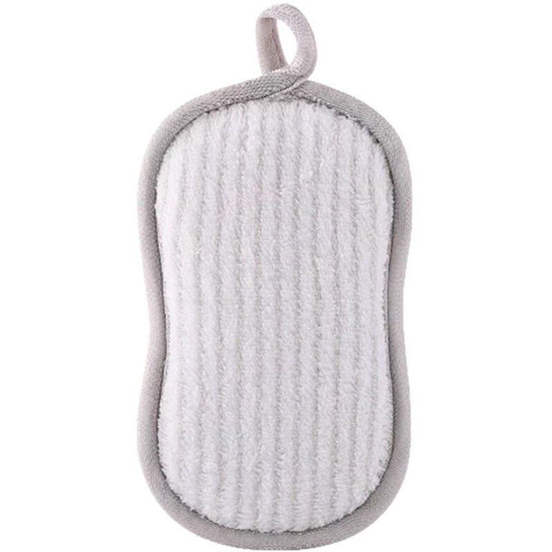 Doppelseitiger Edelstahl-Scheuerschwamm, fettlösendes Küchenreinigungstuch, dicker Schwamm für Geschirr und Töpfe