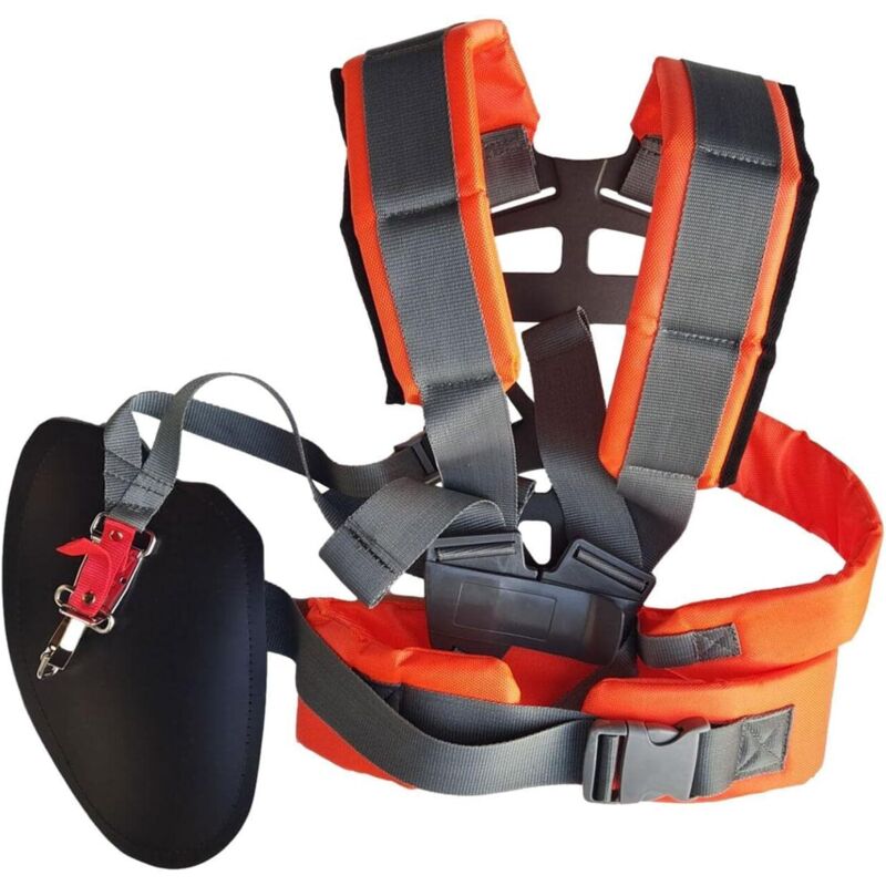 Doppelter Schultergurt für Rasenmäher, verstellbarer Schultergurt für Rasenmäher