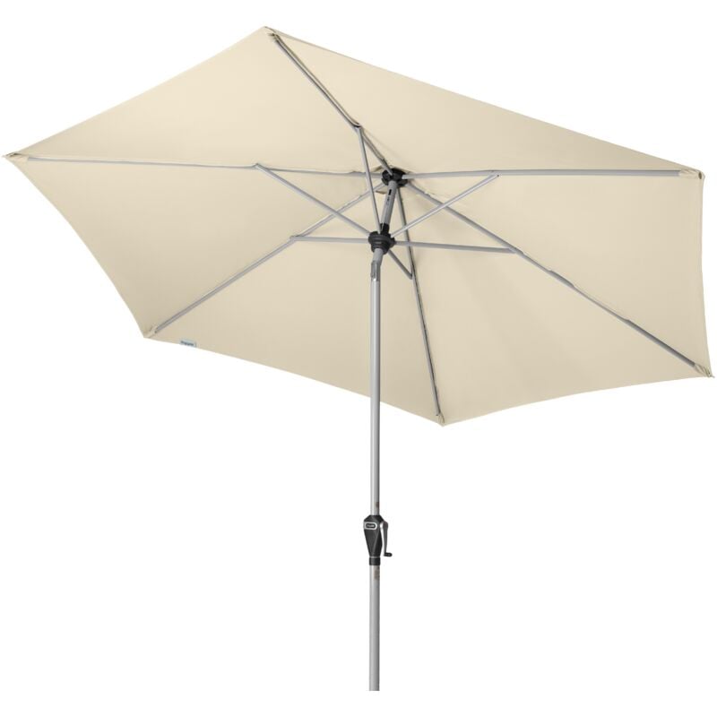 Doppler Sonnenschirm / Kurbelschirm 'Active Auto Tilt 280', Ø 280 cm, natur, Bezug aus 100% Polyester, Gestell aus Aluminium, 5,9 kg Sonnenschirm /