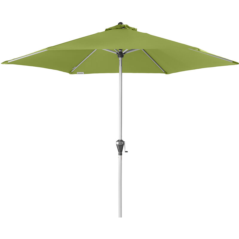 Sonnenschirm / Kurbelschirm 'Active Auto Tilt 280', ø 280 cm, fresh green, Bezug aus 100% Polyester, Gestell aus Aluminium, 5,9 kg Sonnenschirm /