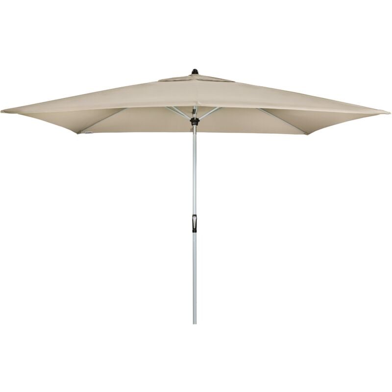 Sonnenschirm / Kurbelschirm 'Active Auto Tilt 300 x 200', 300 x 200 cm, natur, Bezug aus 100% Polyester, Gestell aus Aluminium, 6,8 kg Sonnenschirm /