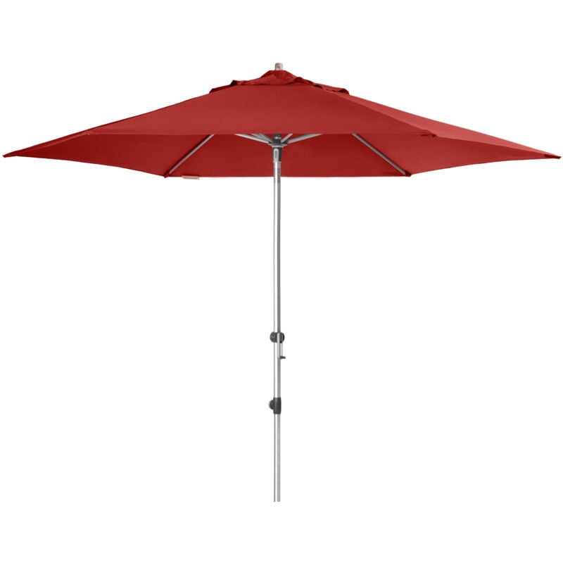 Doppler Sonnenschirm/ Kurbelschirm 'Expert 320 Auto Tilt' 320 cm, bordeaux, Bezug aus 100% Polyester, Gestell aus Aluminium, 7,2 kg Sonnenschirm /