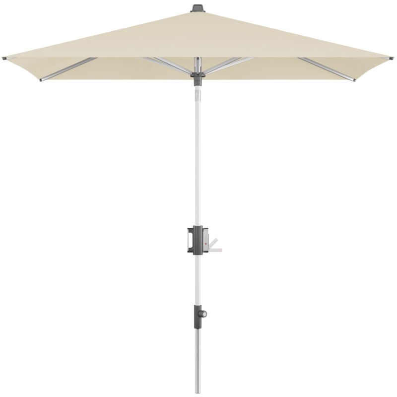 Doppler Sonnenschirm / Mittelmastschirm 'Apoll 230 x 150 cm', natur, Bezug 100 % Polyester, Gestell aus Aluminium, 7 kg Sonnenschirm /