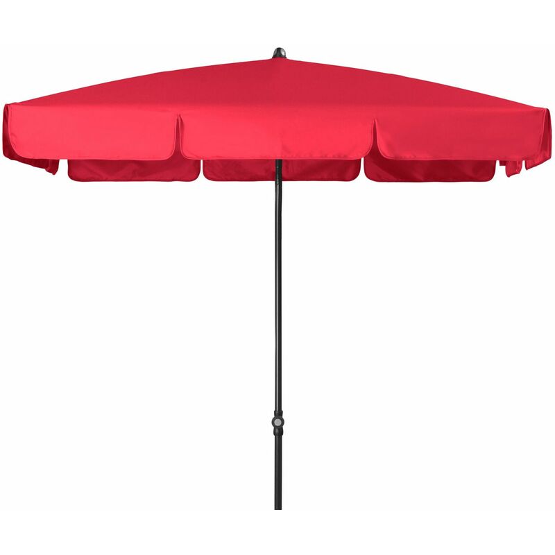 Sonnenschirm 'Sunline Waterproof neo 225 x 120', 225 x 120 cm, rot, Bezug aus 100% Polyester, Gestell aus Stahl, 3,6 kg Sonnenschirm 'Sunline