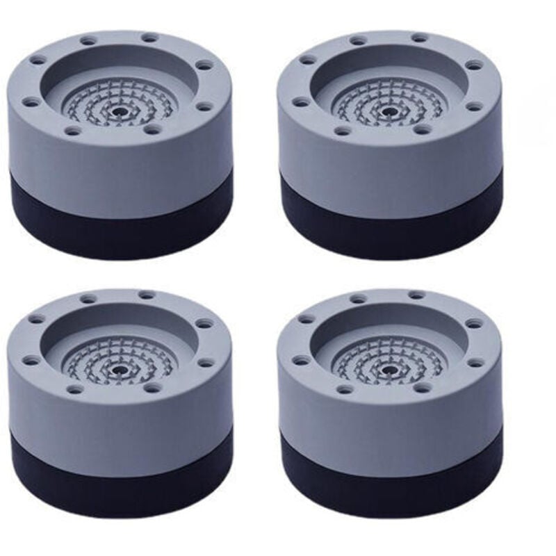 INHHUB 4 Stück Antivibrationspads, Gummifüße für Waschmaschine, Waschmaschinen-Fußpads, Antivibrationspad, für Waschmaschine und Trockner (Höhe