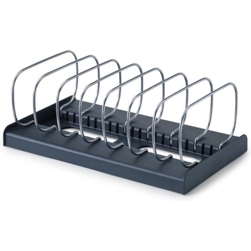 DrawerStore™, Joseph Joseph, Grey Baking Tray Organiser, Backutensilien-Organizer, verstellbare Unterteilungen, Edelstahl, optimiert den Platz, Farbe