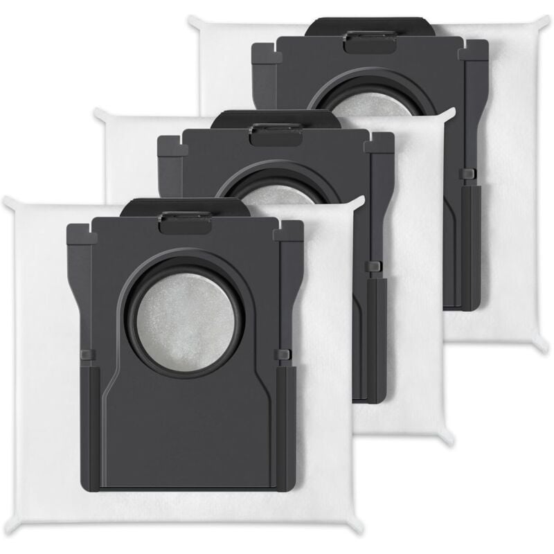 Dreame 3x Staubfangbeutel mit 3,2 Liter Fassungsvermögen Kompatibel mit Dreame L10s Pro Ultra/X40 Ultra/X30 Ultra/S20 Ultra/L10s Ultra Gen2/L40 Ultra