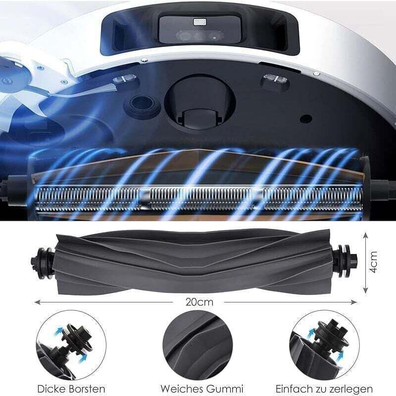 Dreame X40 Ultra Komplettset/L40 Ultra 21-teiliges Zubehörset – Ersatzteile für Saugroboter – 1 Hauptbürste + zusätzliches Zubehör – Leistungsstarke