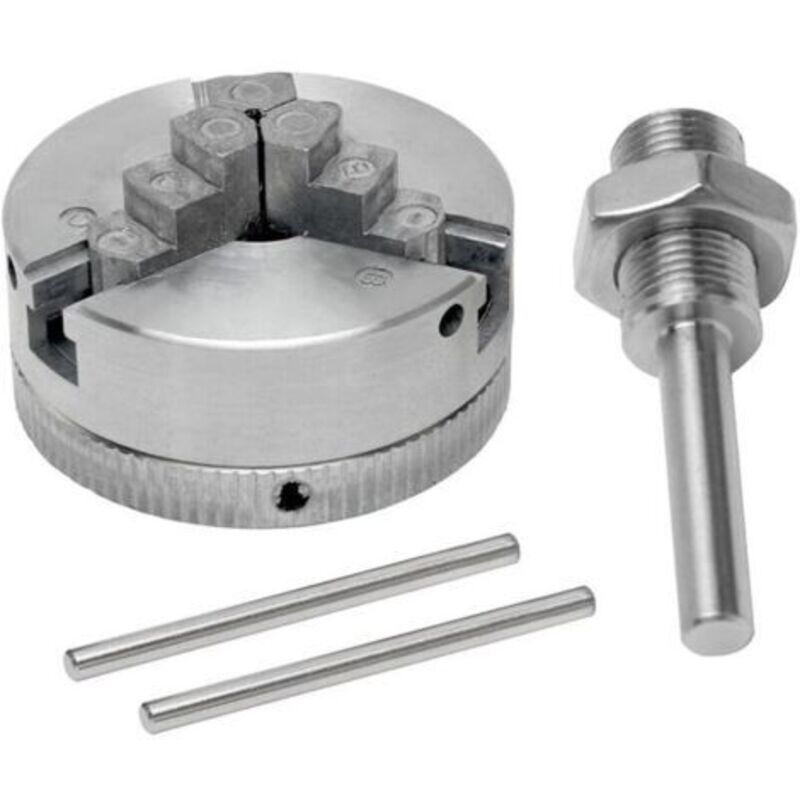 Dreibackenfutter – Mini-Drehbank aus Zinklegierung, Dreibackenfutter M12 1, Handbohrfutter, Pleuelstange, Elektrowerkzeug