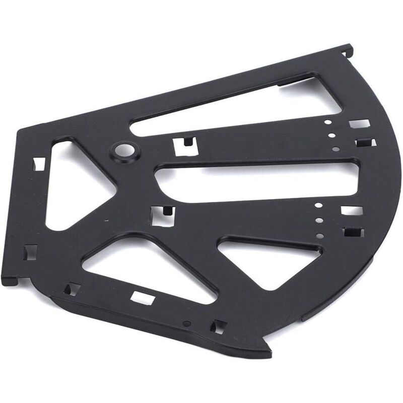 Dreistöckiger Schuhschrank mit Klapprahmen, Klappschubladenscharnier, Scharnier, schwarzer Schuhschrank mit Montagezubehör (schwarzes dreifaches