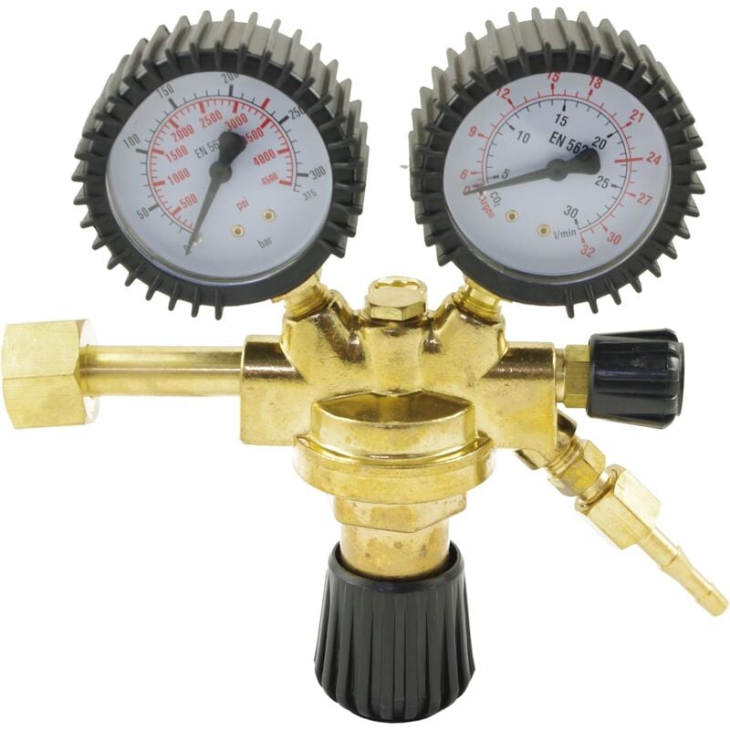 Memkey - Druckminderer Druckregler für Argon/CO2-Inertgas zum MIG/MAG-Schweißgerät