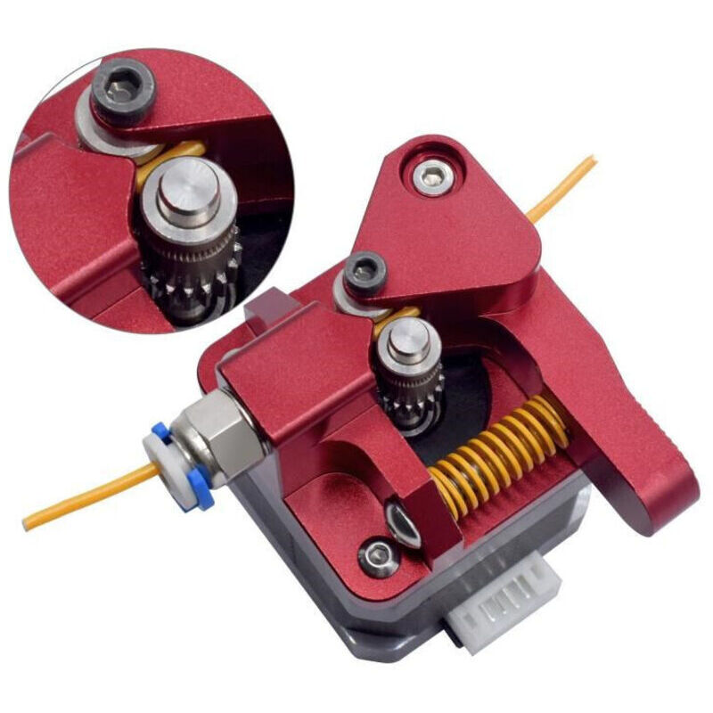 Dual Gear Ender 3 Extruder mit Nema 17 Schrittmotor Upgrade Kit für Ender 3 V2, Ender 3 Pro, Ender 3 Neo Serie, Ender 5 Serie, CR6 SE, CR10, Voxelab