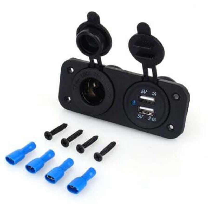 Dual usb Auto Auto Zigarette Leichter Buchse Splitter 12V Ladegerät Power Adapter Outlet