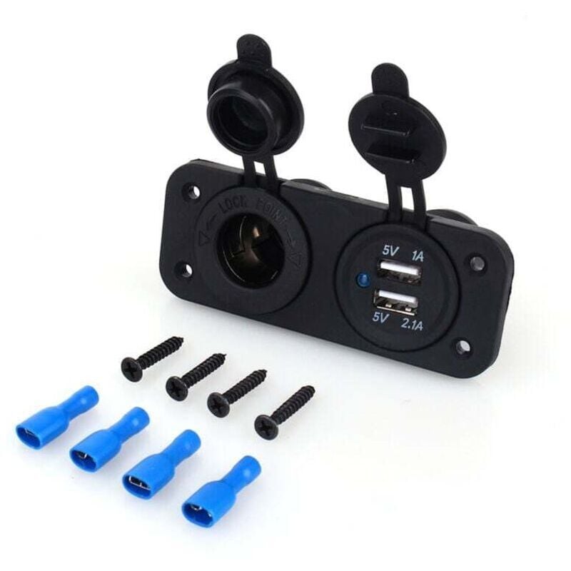 KZQ - Dual usb Auto Auto Zigarette Leichter Buchse Splitter 12V Ladegerät Power Adapter Outlet