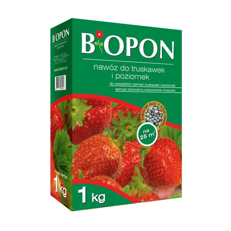 Dünger für Erdbeeren und Walderdbeeren 1kg - Biopon