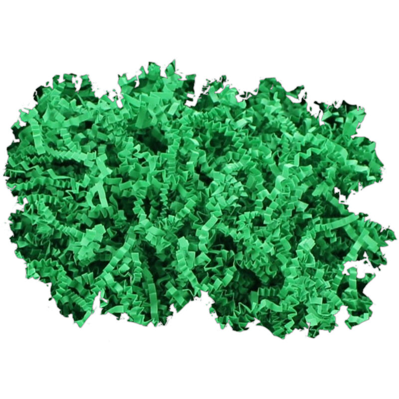 Dunkelgrüne Geschenkverpackung aus dekorativem Papier, Füllung: 100 g Öko-Chips