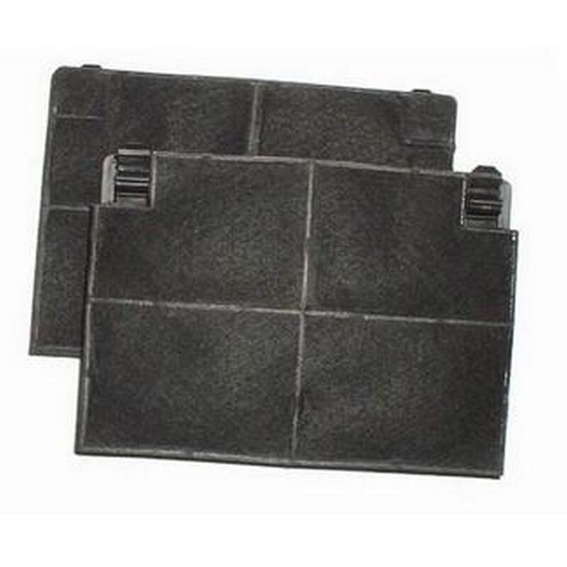 Ersatzteil - 2er Set Kohlefilter ROBLIN 5403001 193x137x20 mm - - ROBLIN, BEKO, BRANDT, ZANUSSI, ARISTON HOTPOINT, THERMOR, SAUTER, SMEG, DE