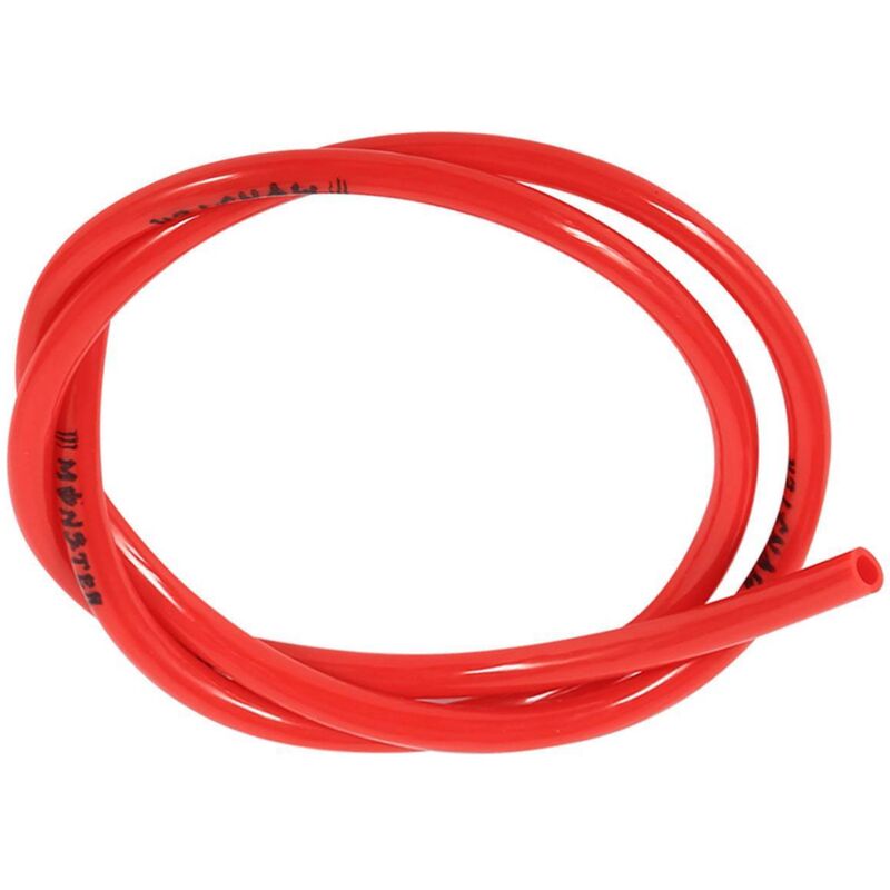 Duokon Kraftstoffschlauch, 1 m farbiger Dieselkraftstoffschlauch, Benzinschlauch für Motorrad, Dirtbike, Pitbike, ATV (Rot)