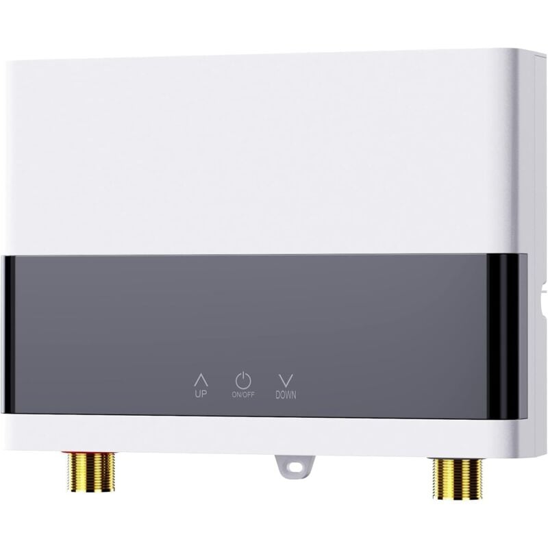 Durchlauferhitzer, 6000 W, energiesparender Durchlauferhitzer mit Fernbedienung, elektrische Warmwasserbereiter für die Dusche im Badezimmer zu Hause