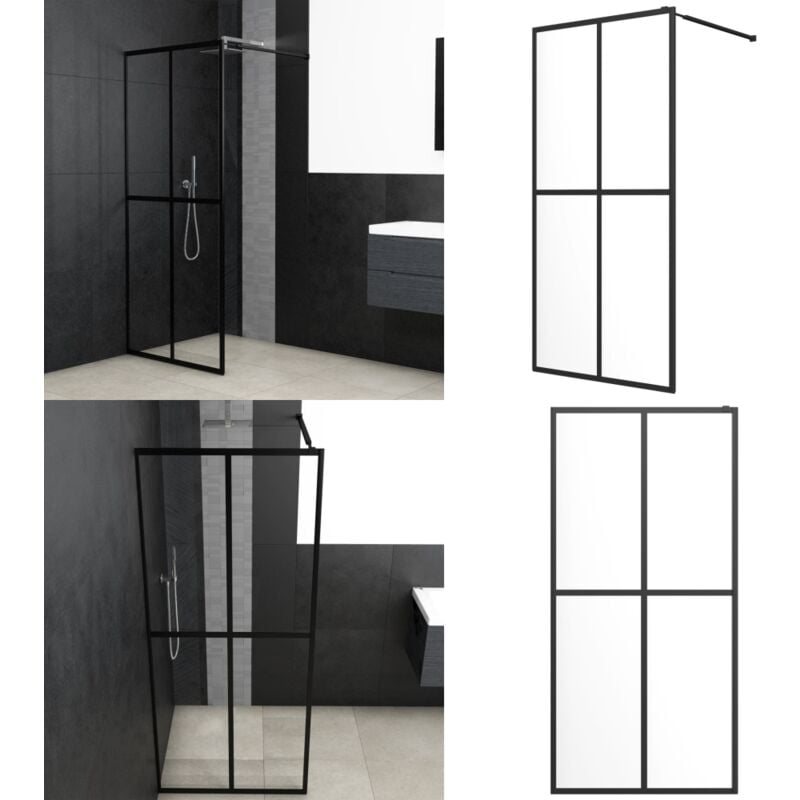 Duschwand für Walk-in Dusche Klares Sicherheitsglas 118x190 cm - Dusche - Duschwand - Walk-in Dusche - Sicherheitsglas - Duschkabine - Home & Living