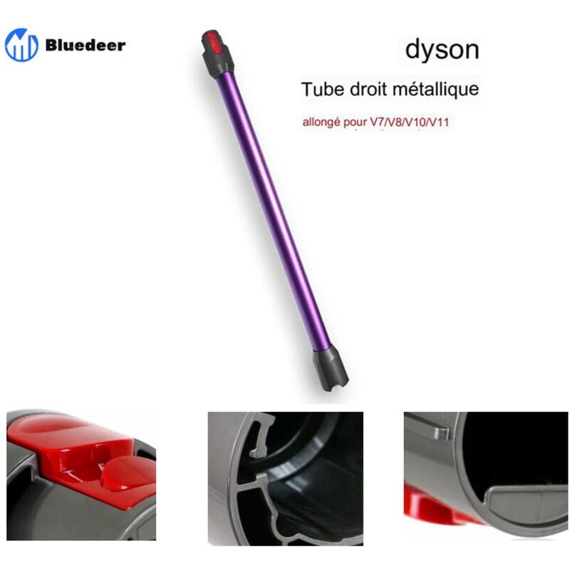 Dyson V7 V8 V10 V11 Verlängerungsstange, gerades Rohr, Metall-Verlängerungsstange, Staubsauger-Zubehör, kabelloses Staubsauger-Verlängerungsrohr –