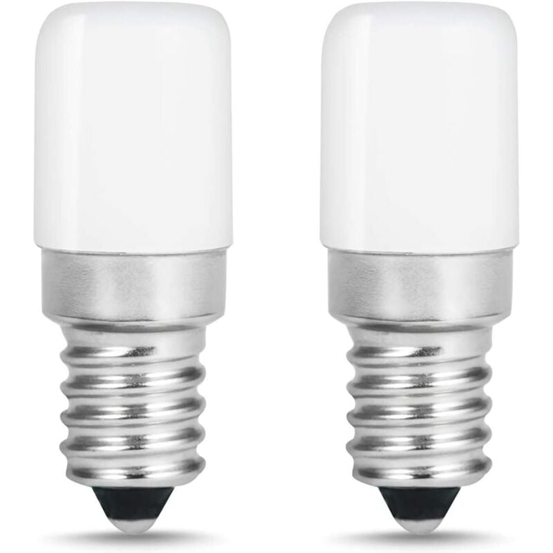 ZVD - E14 LED-Kühlschranklampe (2 w) – Warmweiß für Nähmaschine (2er-Pack)