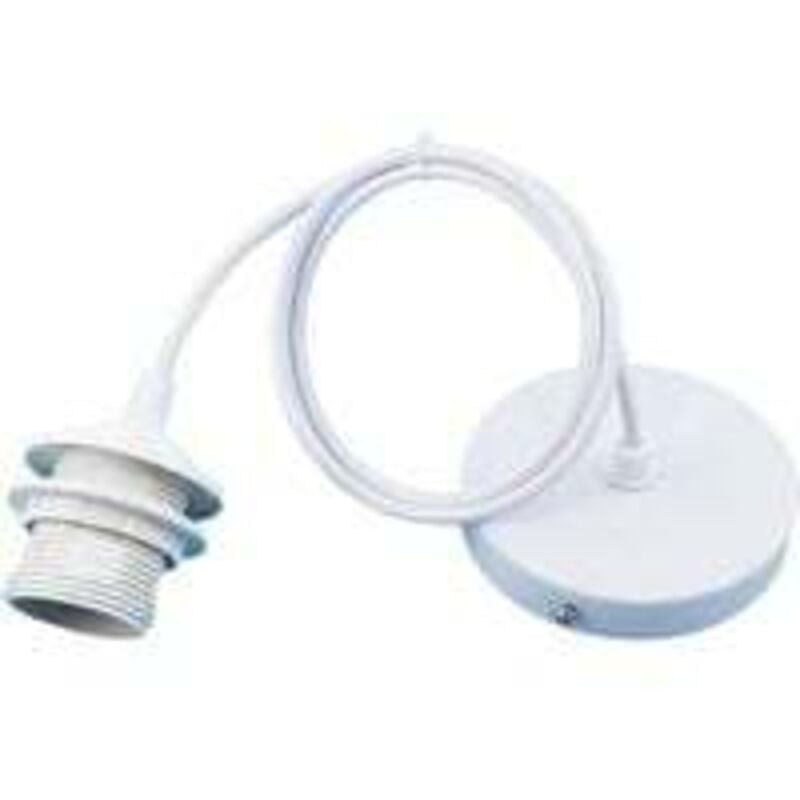 Ersandy - E27-Hängelampenfassung, E27-Hängelampen-Zubehör, E27-Hängelampen-Zubehör mit 1 m Kabel, für Bar, Café, Bekleidungsgeschäft, Zuhause, Hotel