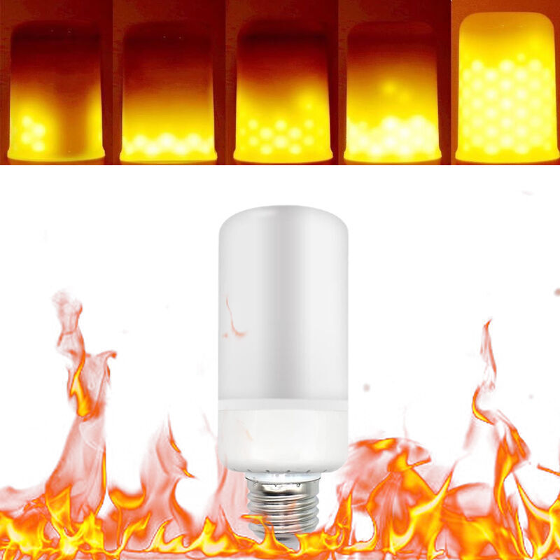 E27 LED-Flammenbirne, flackernde LED-Lampe, Weihnachtsbeleuchtung für Zuhause, Garten, Bar, Party, Hochzeit, Restaurant, Valentinstagsdekoration