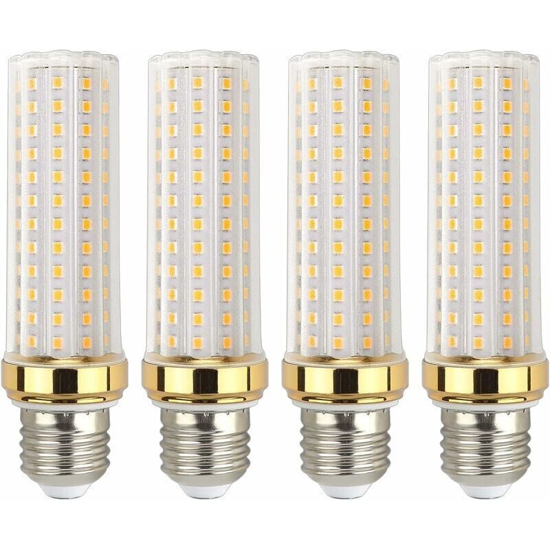 Shmshng - E27 LED-Lampe 20 w Warmweiß, entspricht 150 w E27-Halogenlampe, warmweiße E27-LED-Lampe für Garage/Studio, 4er-Pack, – RWLED-Lampe E27