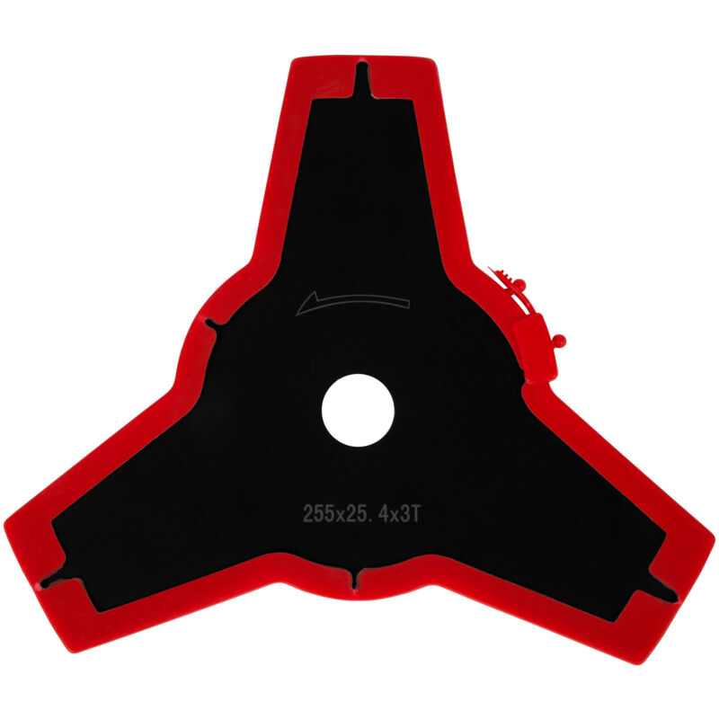 Dickichtmesser Mulchmesser Häckselmesser Ersatzteil für Rasentrimmer Freischneider Motorsense, Auch für andere Geräte geeignet, 255 x 25,4 x 3T,