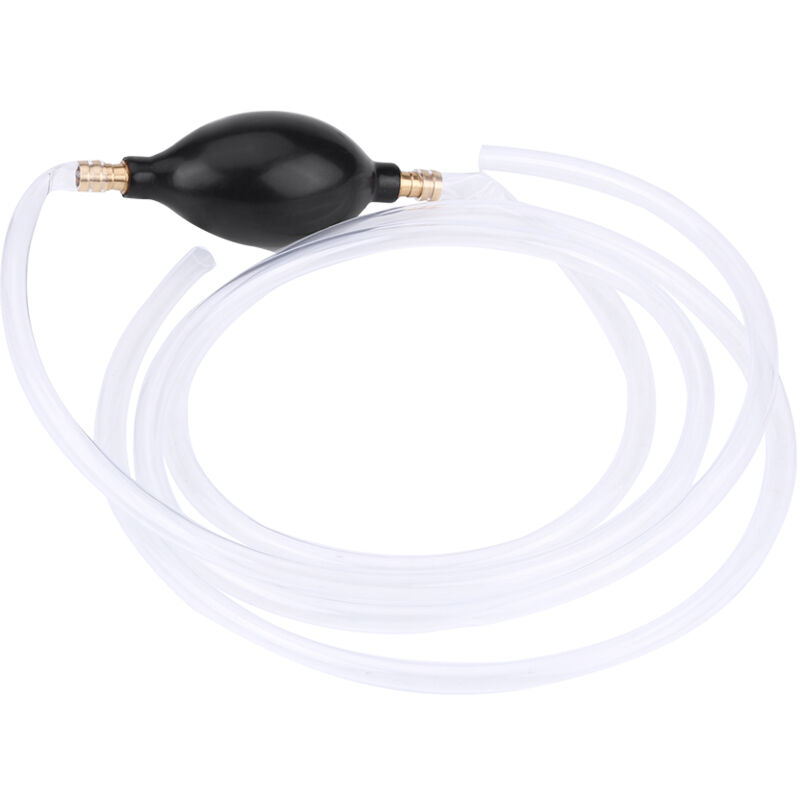 EBTOOLS 8mm/0.31' Kraftstoffvorförderpumpe, Hand-Saugpumpe, Benzin-Saugschlauch-Transferpumpe, Wasser-Flüssigkeits-Benzin-Transferschlauch.