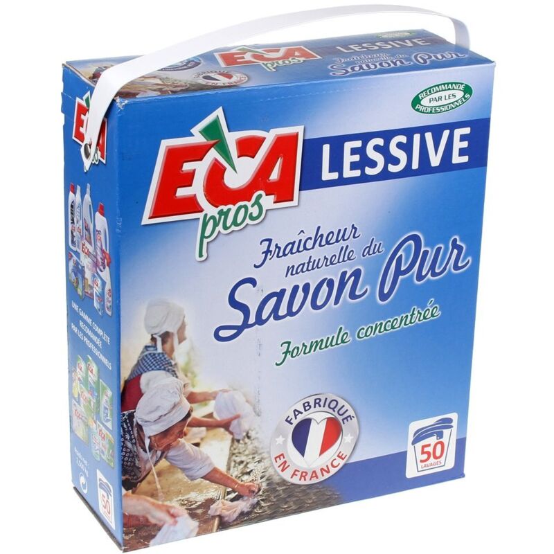 Eca - waschpulver - konzentrierte formel - reine seife - 2,5kg - 079 - 3760011523079