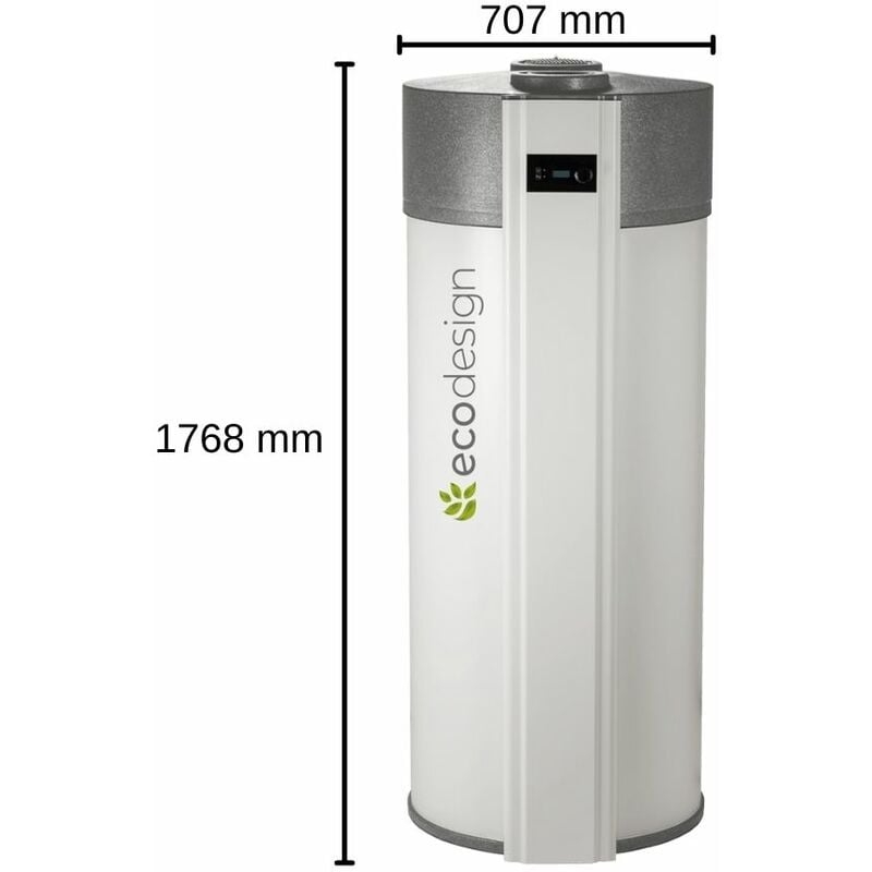 Ecodesign - Warmwasserwärmepumpe ed 300 wte 296 l Brauchwasser Wärmepumpe Heizung