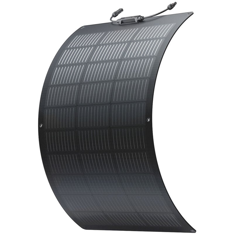 Ecoflow - 100W Solar Panel Flexibles Monokristallines Solarpanel IP68 hocheffizient Solarmodul Solarzelle Photovoltaik für Wohnmobile, Dächer, Van