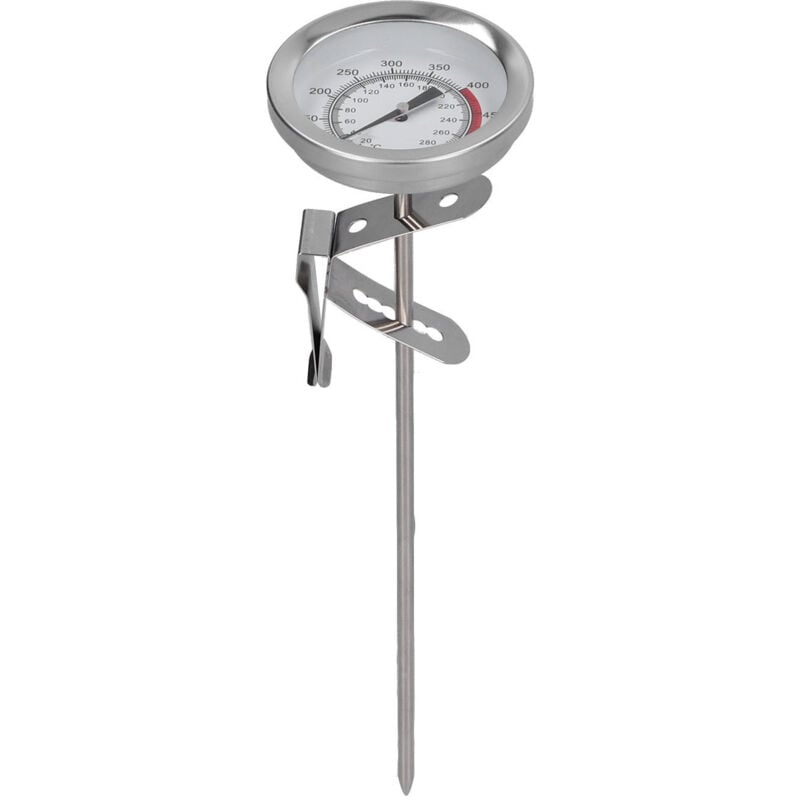Eosnow Edelstahl-Bratthermometer, Milch, Tee, Kaffee, Fritteuse, Hochtemperatur-Thermostat für Truthahn-BBQ-Grill