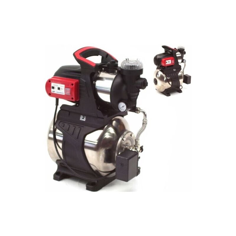 Apex - Edelstahl Hauswasserwerk 3800L mit Vorfilter Gartenpumpe Wasserpumpe 44333 Pumpe