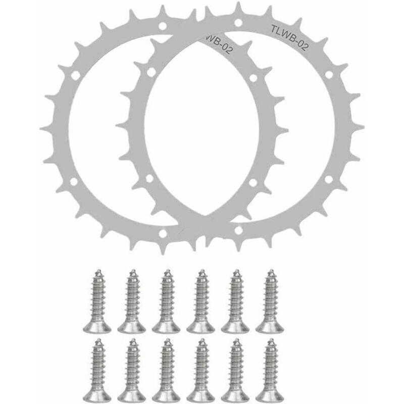 Edelstahl Mähroboter für Worx s/m Modell Traktionsverstärkung für Mähroboter - Radgröße 170mm 14x Edelstahlschrauben Spikes für Off-Wheel Zubehör mumu
