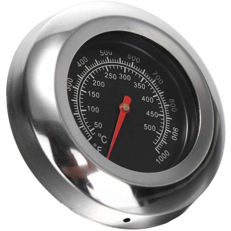 XVX - Edelstahl-Ofenthermometer mit Deckel für Gasgrill 100-500 °c