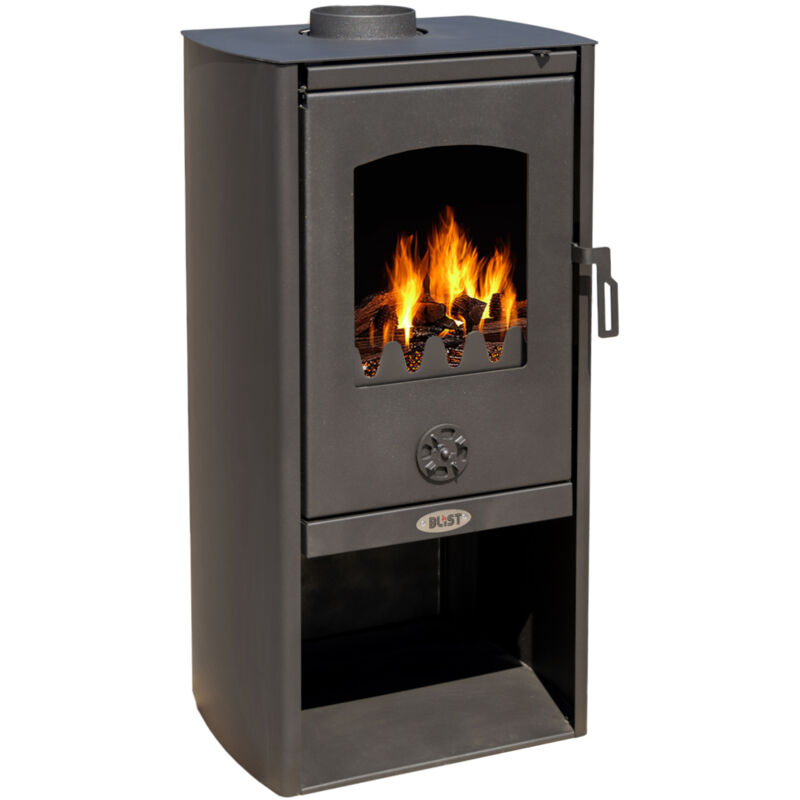 Eek a Kaminofen Holz Ofen Holzofen 6,4 kW Kamin Polar Dauerbrandofen Werkstattofen Schwedenofen Hüttenofen Heizofen
