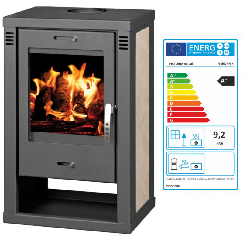 V05 - eek a+ Kaminofen Victoria Verona k - 9.2 kW