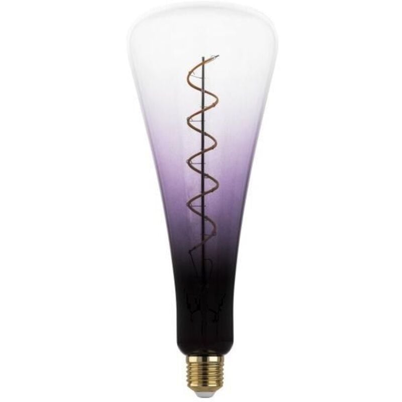 Eglo - led Leuchtmittel Zylinder E27 4W schwarz-violett Leuchtmittel