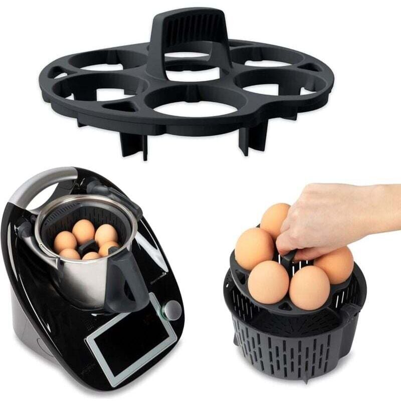 Eierhalter für Thermomix TM5, TM6, TM31 – Zubehör zum Eierkochen für den Thermomix-Garkorb