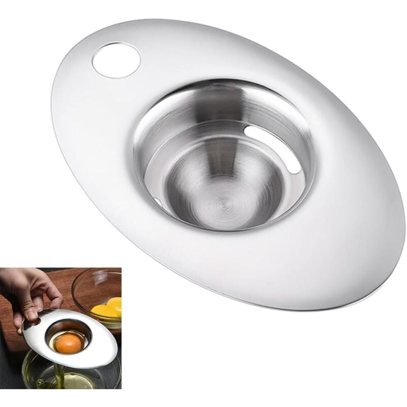 Eiertrenner Eiweiß, Eigelbfilter, 304 Edelstahl Eiertrenner, Eigelbtrenner