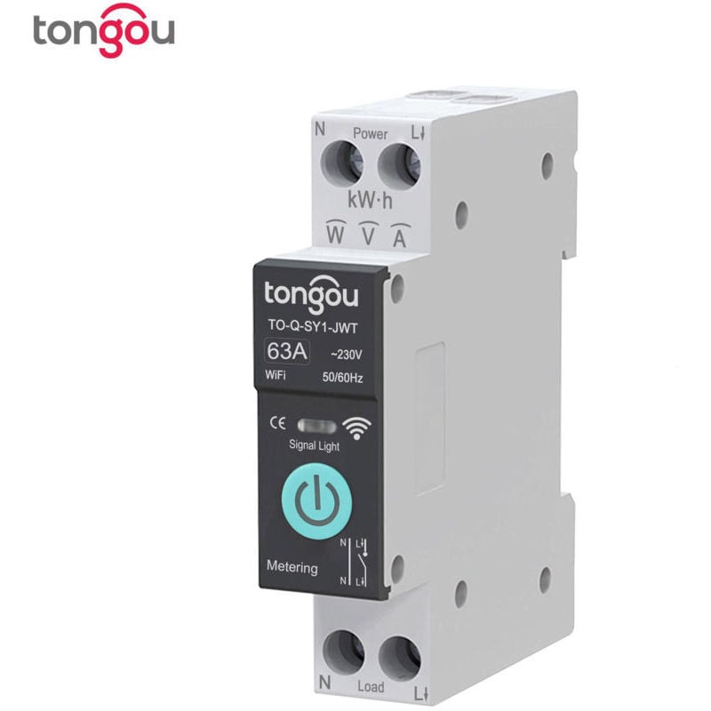 Ein tuya WiFi Smart Switch, kabellose Fernbedienung, mobile Fernbedienung, Zähltimer, Smart Home mit Messung, Tuya, Smart Life