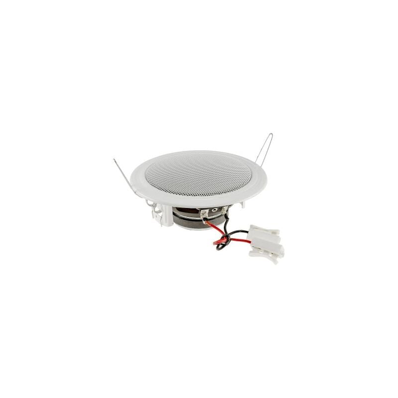 Chilitec - Einbaulautsprecher Deckenlautsprecher 60W flach Einbau Decke Wand Rund 135mm Lautsprecher für Büro Küche Wohnzimmer Heimkino Weiß