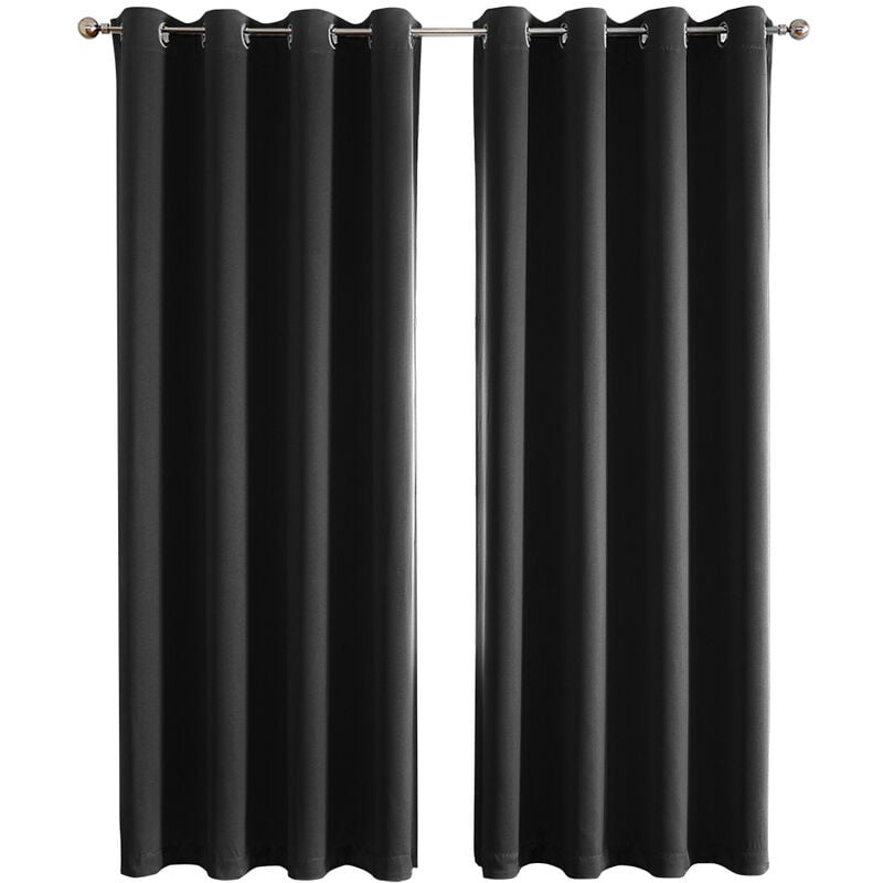 Eine Reihe von Blickdicht Vorhänge,Kälteschutz Gardinen,Schlafzimmer Blackout Curtains,Verdunkelung Gardinen Wohnzimmer, 140x240