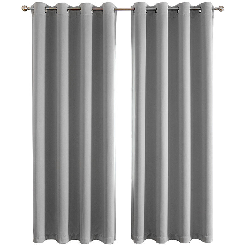 Eine Reihe von Gardinen, Blickdicht Vorhänge Kälteschutz Verdunkelung Gardinen Wohnzimmer, Schlafzimmer Blackout Curtains 140x240 cm(HöhexBreite),