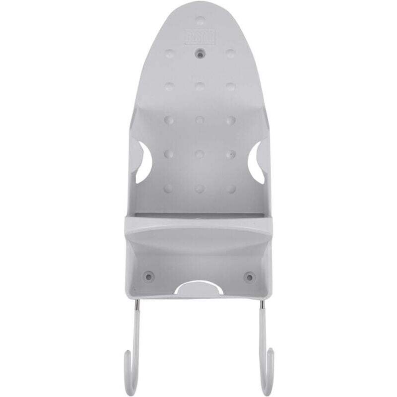 Einfach zu montierendes Wandbügelbrett, Bügeleisen-Organizer, Bügelbrettaufhänger, Hotel-Aufbewahrungskombination für elektrische Bügeleisen, weiß