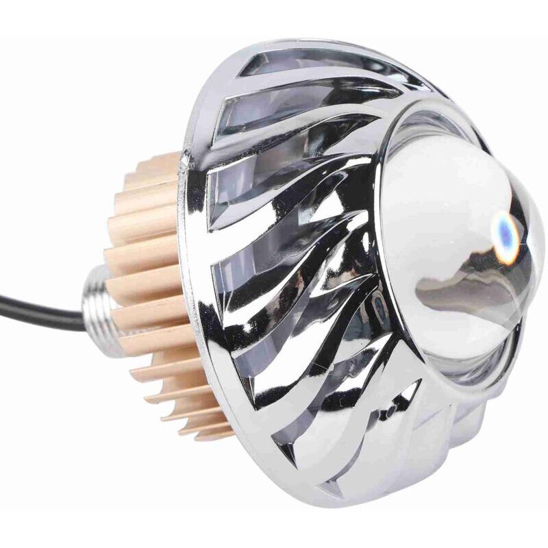 Einfacher Superheller mit LED-Projektorlinse, Lichtaugen-Engel-Teufel-Funktion (PINK).